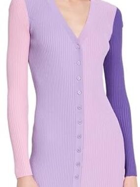 STAUD Shoko Sweater Midi Dress L